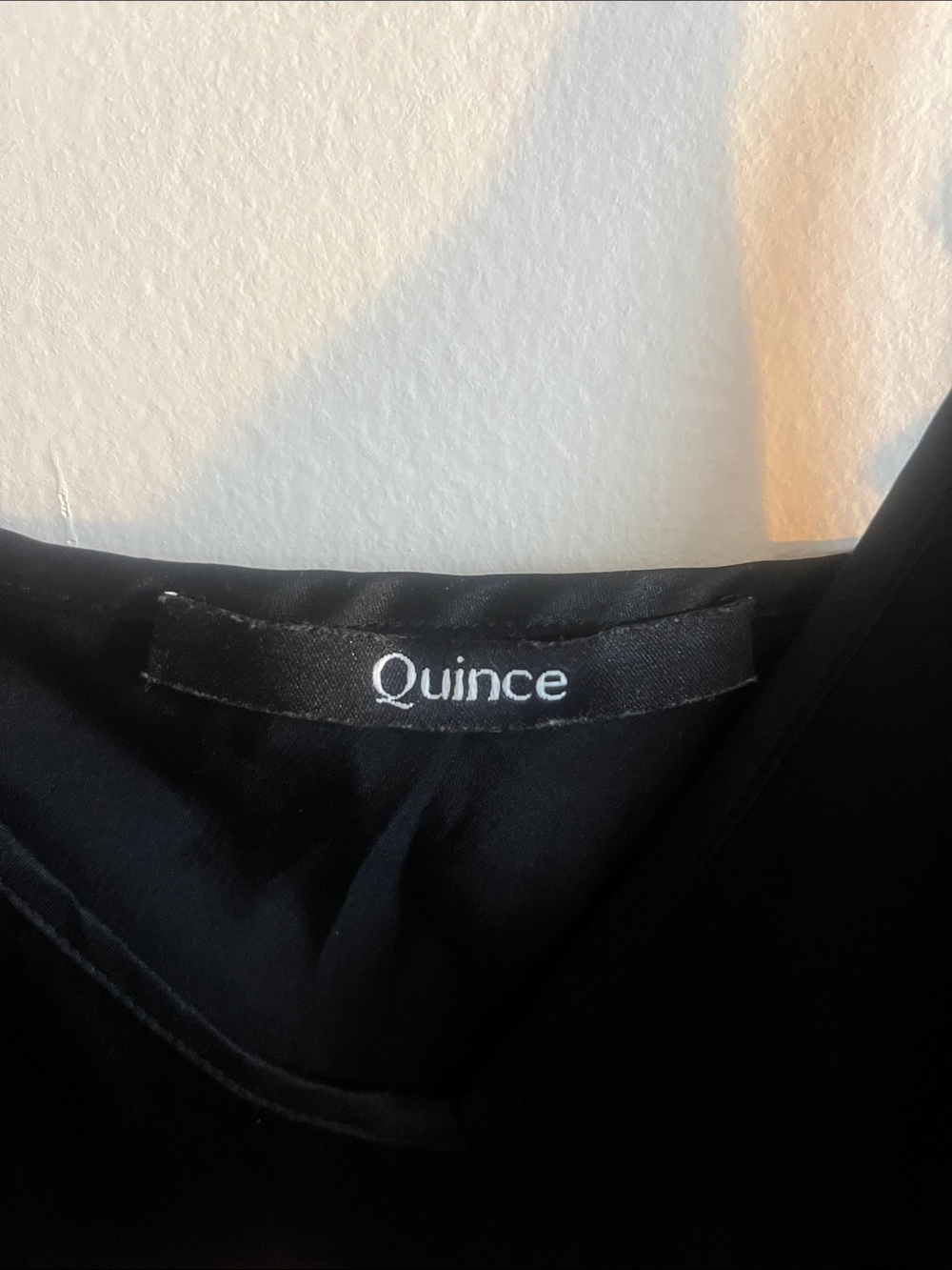 Quince Black Slip Silk Dress - Picture 2 of 4